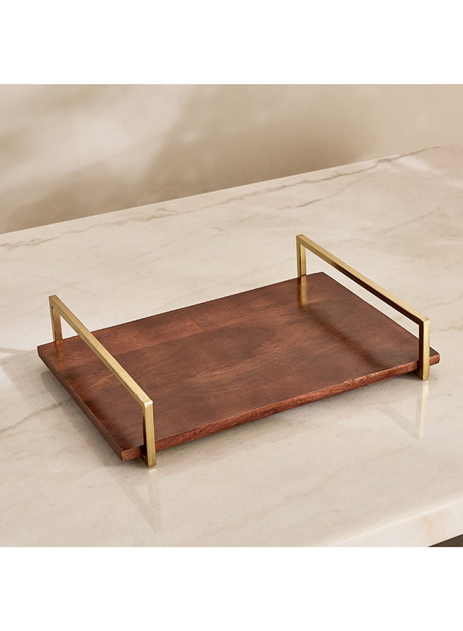 Home Box صينية زخرفية بمقبض ذهبي - Image 1